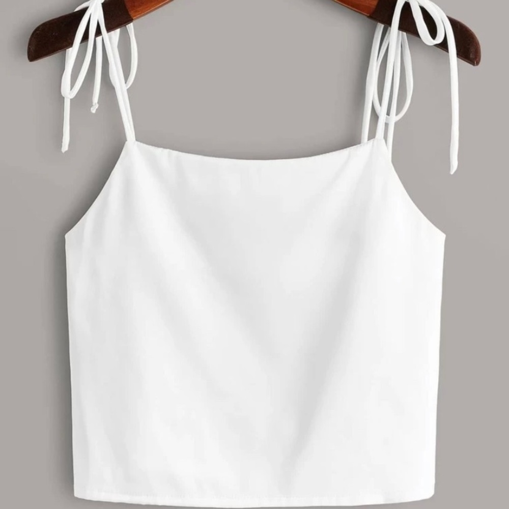 white tank top